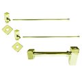 Westbrass Qubic 1/4-Turn Lavatory Supply Kit W/ Valves & Risers in Polished Brass D1338QSL-01